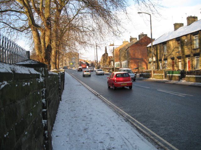 Doncaster Road Barnsley - In Snow, Барнсли