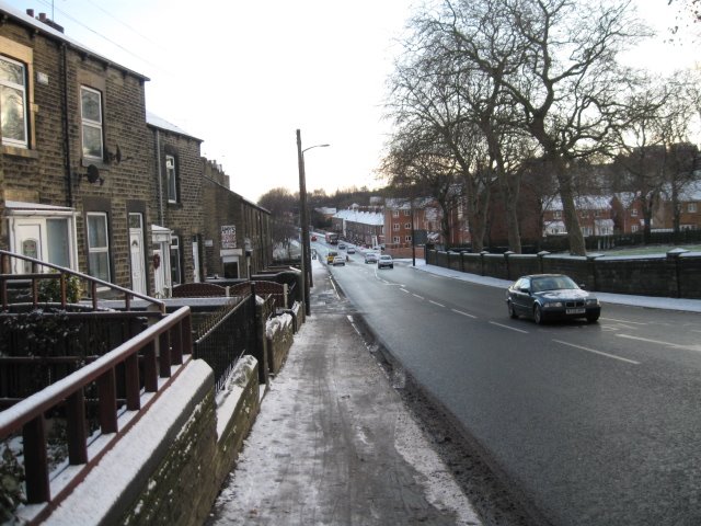 Doncaster Road Barnsley - In Snow, Барнсли