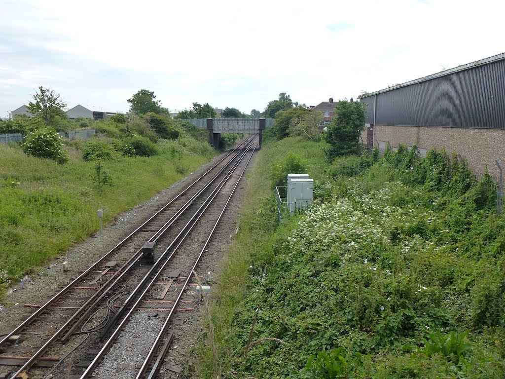 Merseyrail Track Towards Birkenhead., Биркенхед