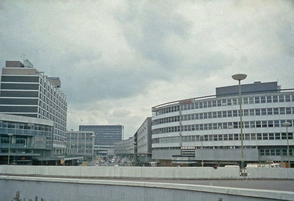 Looking along Smallbrook Queensway from Holloway  Circus (Early 1960s), Бирмингем