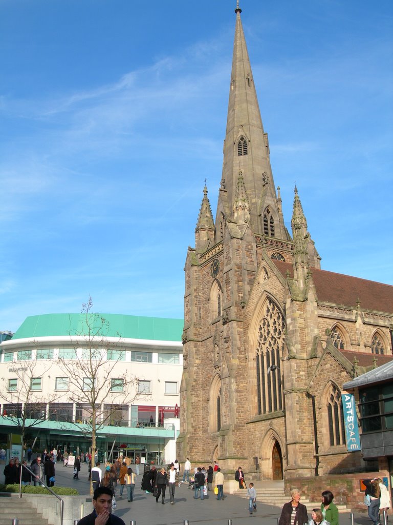 St. Martin in the Bullring Church. Birmingham, Бирмингем
