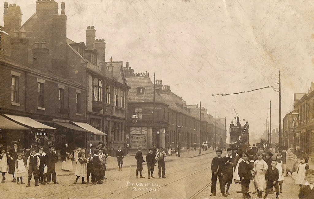 Daubhill, Bolton. Showing Junction At Willows Lane (c.1905), Болтон