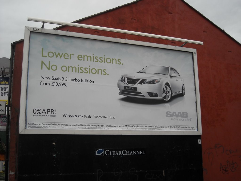 Billboard near Bolton, Greater Manchester (Wednesday 13th May 2009), Болтон
