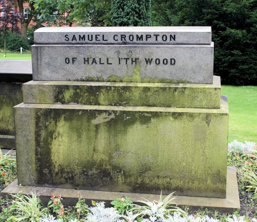 THE GRAVE OF SAMUEL CROMPTON INVENTOR OF THE SPINNING MULE., Болтон