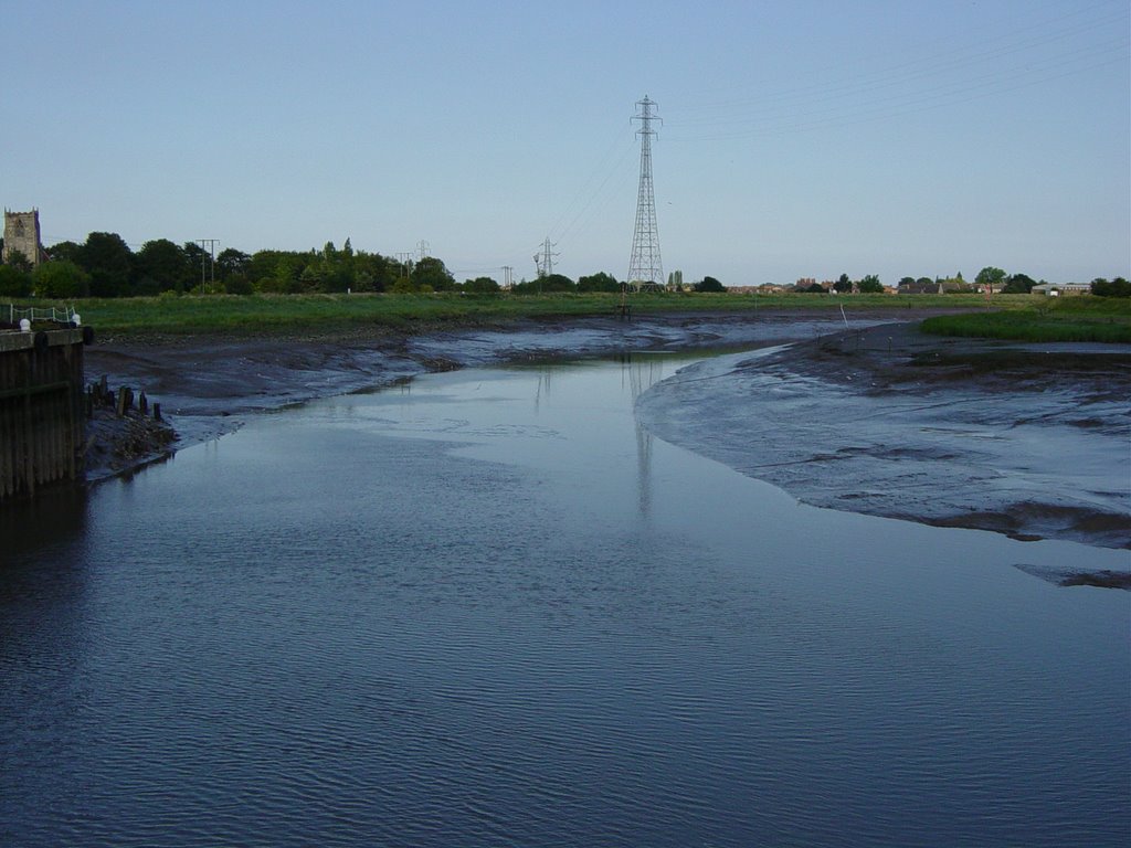 River to Boston at low water, Бостон