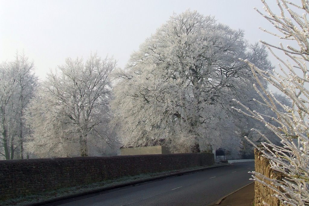 Freezing Fog near Bradford On Avon, Брадфорд