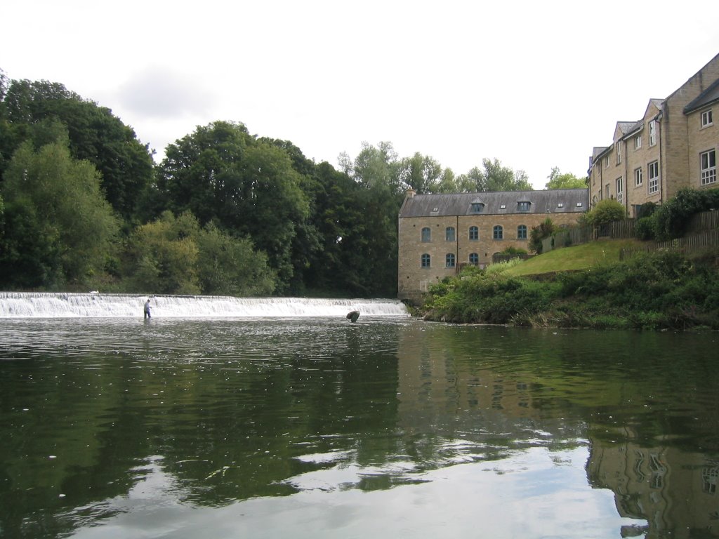 Weir on River Avon, Брадфорд