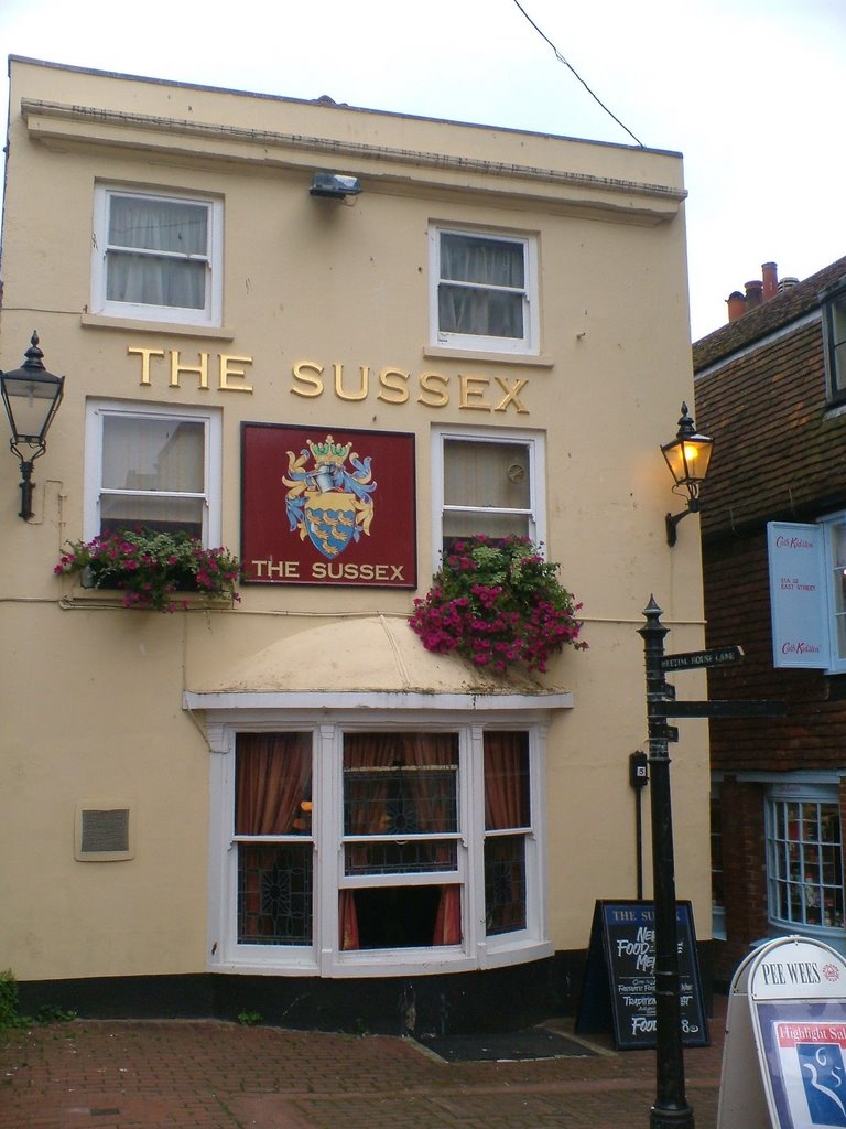 back of The Sussex bar, Брайтон