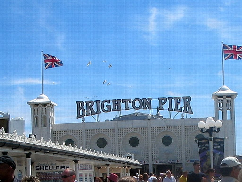 Wejście na Molo Brighton Pier, Брайтон