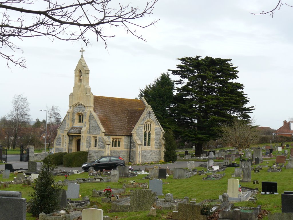 Chapel at Quantock Road Cemetery - March 2008, Бриджуотер