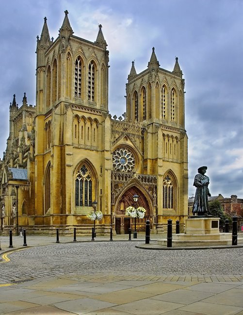 Bristol Cathedral West View,, Бристоль