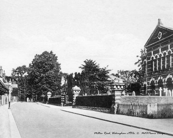 Milton Road, Wokingham c1930s - Black & White, Вокингем