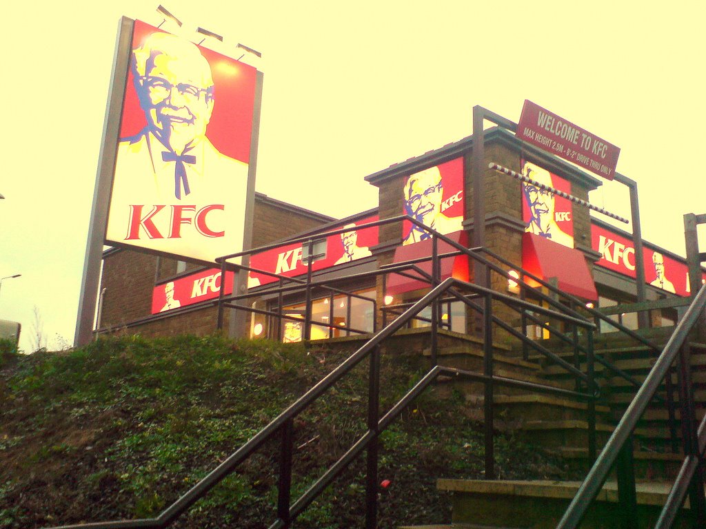 KFC, GLOSSOP, DERBYSHIRE, ENGLAND, UK, Глоссоп
