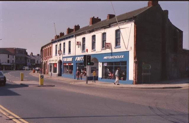 Grimsby Freedie Friths Old Motor Cycle Shop Now Gone, Гримсби