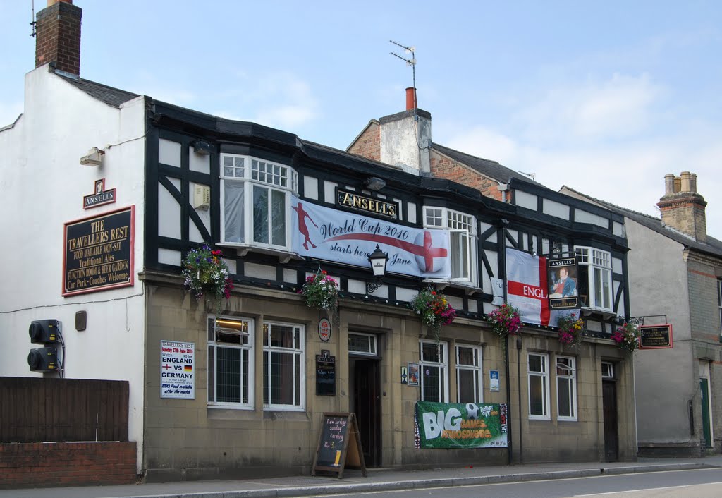 Derby Travellers Rest Ashbourne Road during World Cup, Дерби