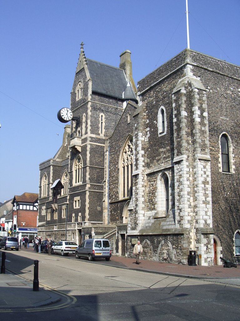Victorian Dover Town Hall, Biggin Street, Kent, England, United Kingdom, Дувр