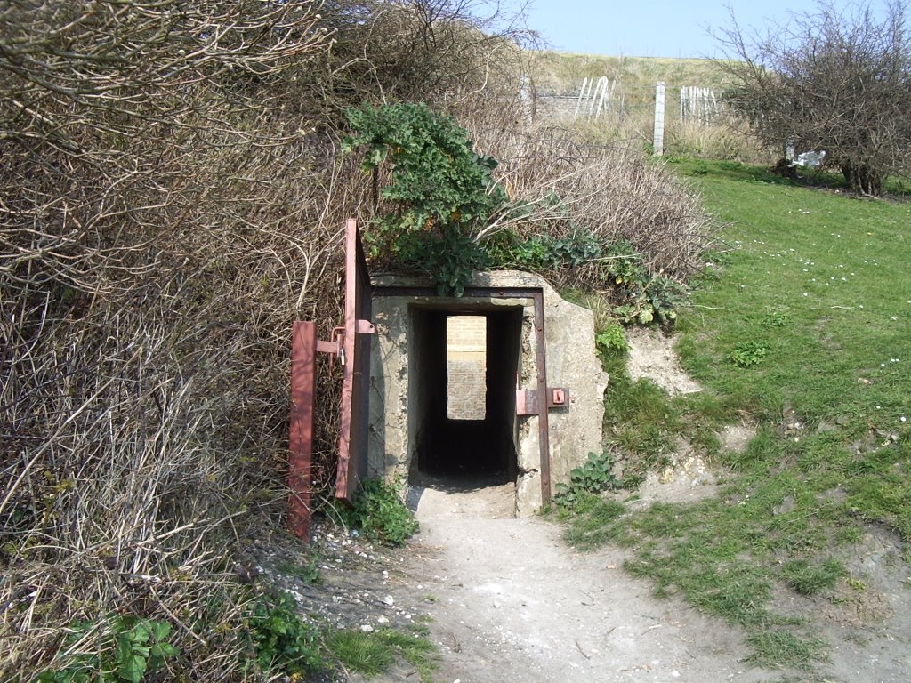 Drop Redoubt Moats, South Entrance Tunnel, Western Heights, Dover, Kent, UK, Дувр