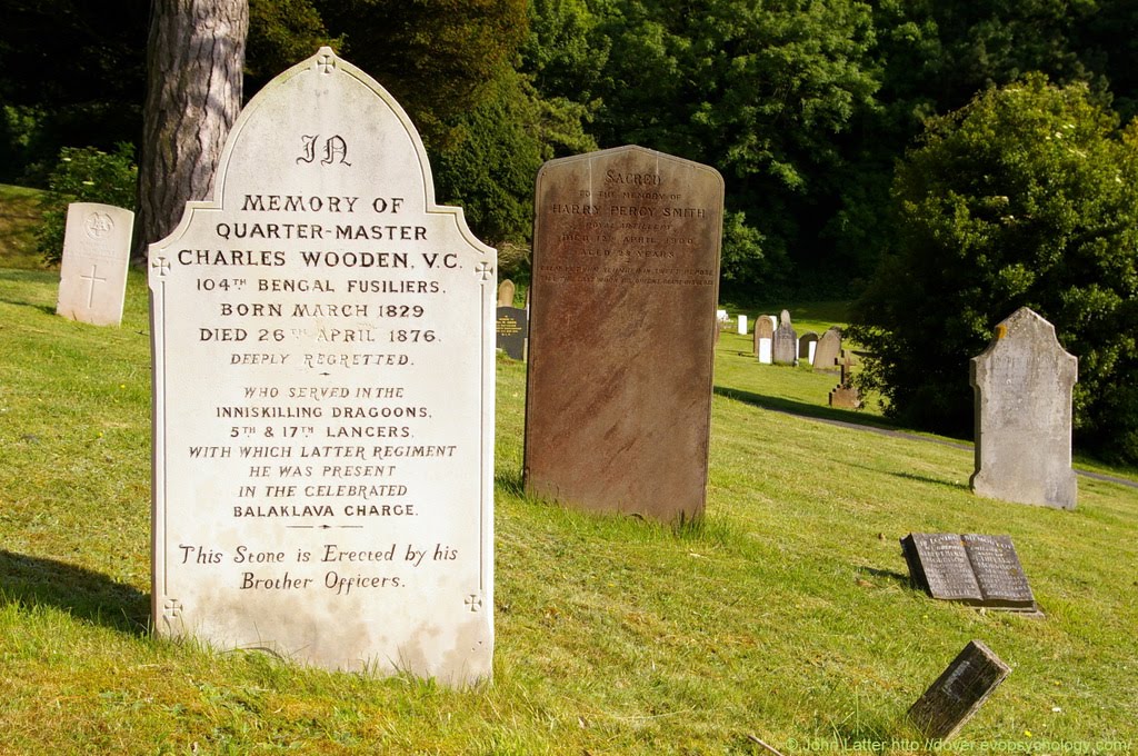 Charles Wooden VC, and Nearby Graves in St James Cemetery, Dover, Kent, UK, Дувр