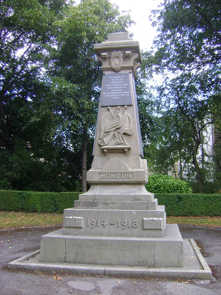 Earlsheaton Park War Memorial., Дьюсбури