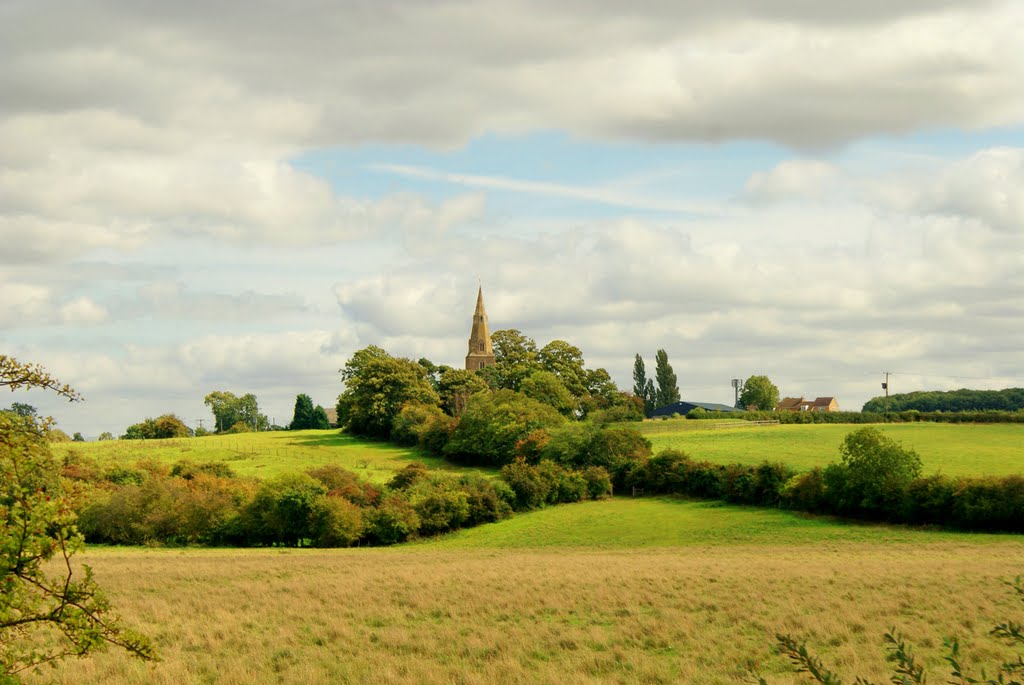 Chellington church spire, Карлтон