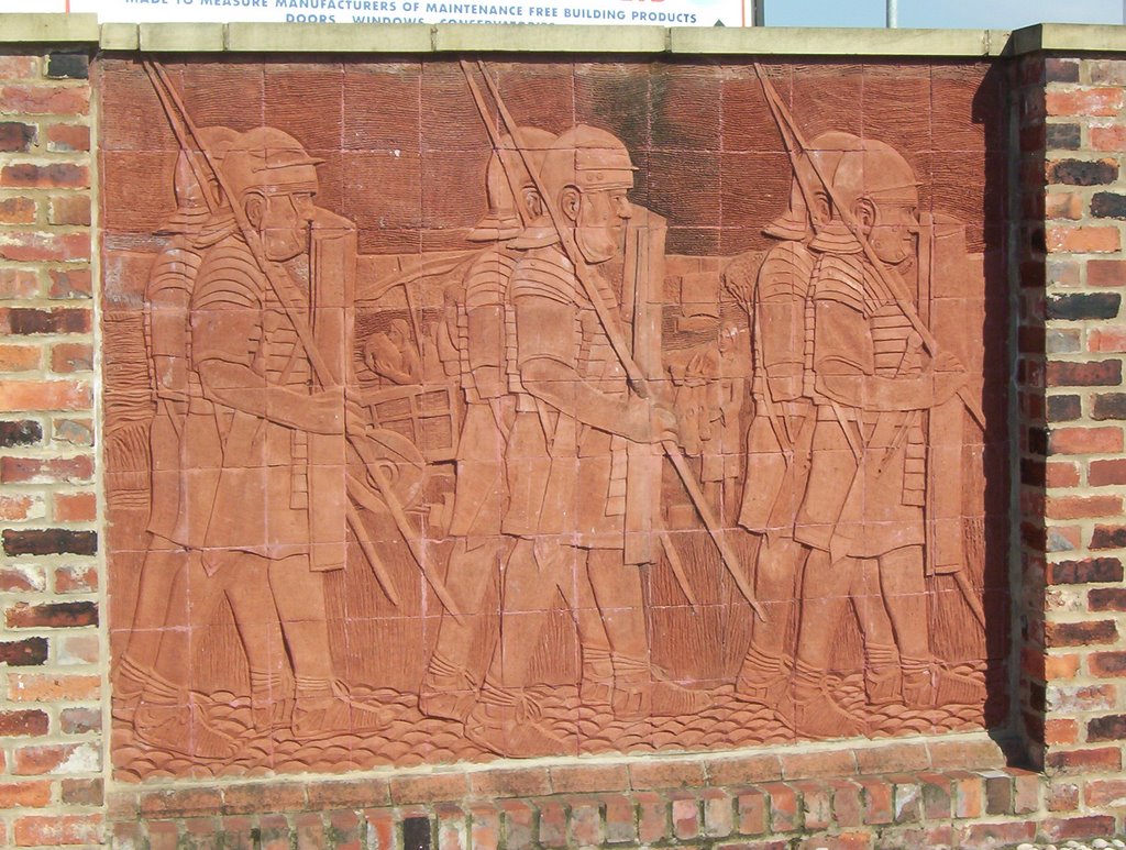 Roman Relief at site of ford., Кастлфорд