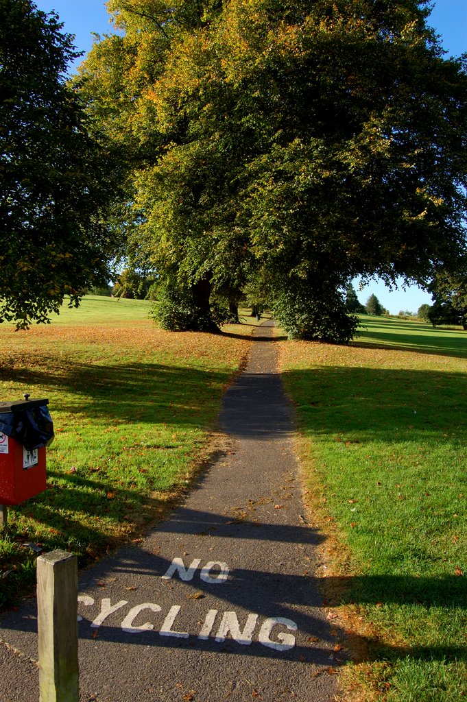 Path from Bridge Street through Abbey fields,to Abbey end in Kenilworth, Кенилворт