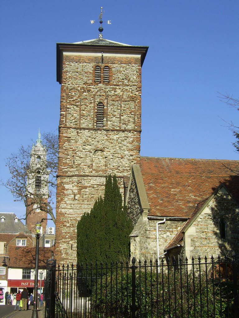 The Saxon built Holy Trinity Church, Колчестер