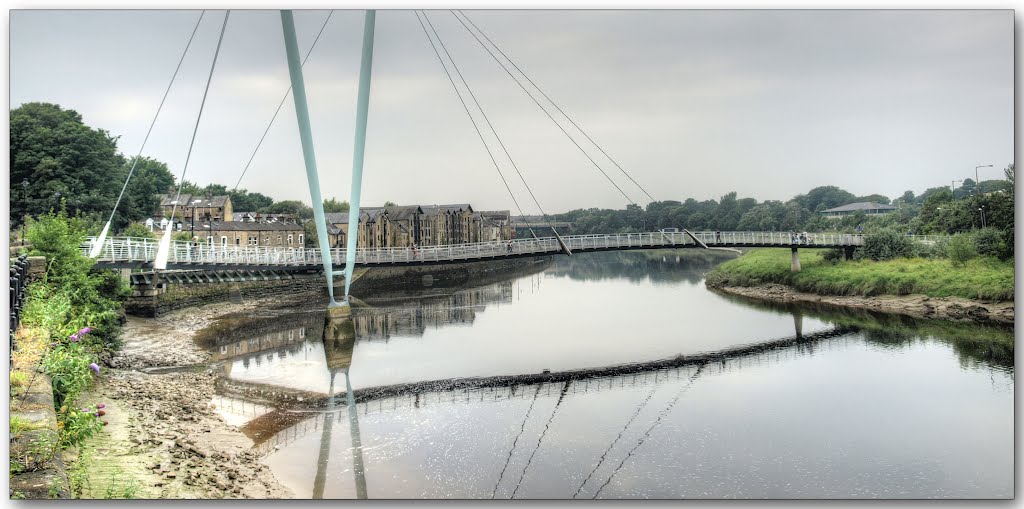Millennium Bridge view, Lancaster, Ланкастер