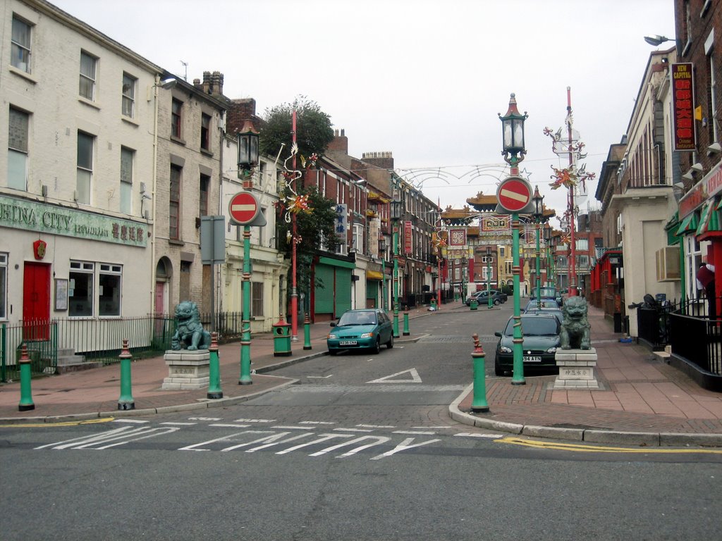 Liverpool, England. Chinatown., Ливерпуль