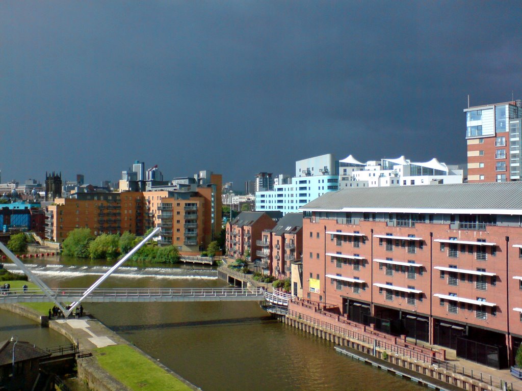 View from the Armouries, Leeds, Лидс