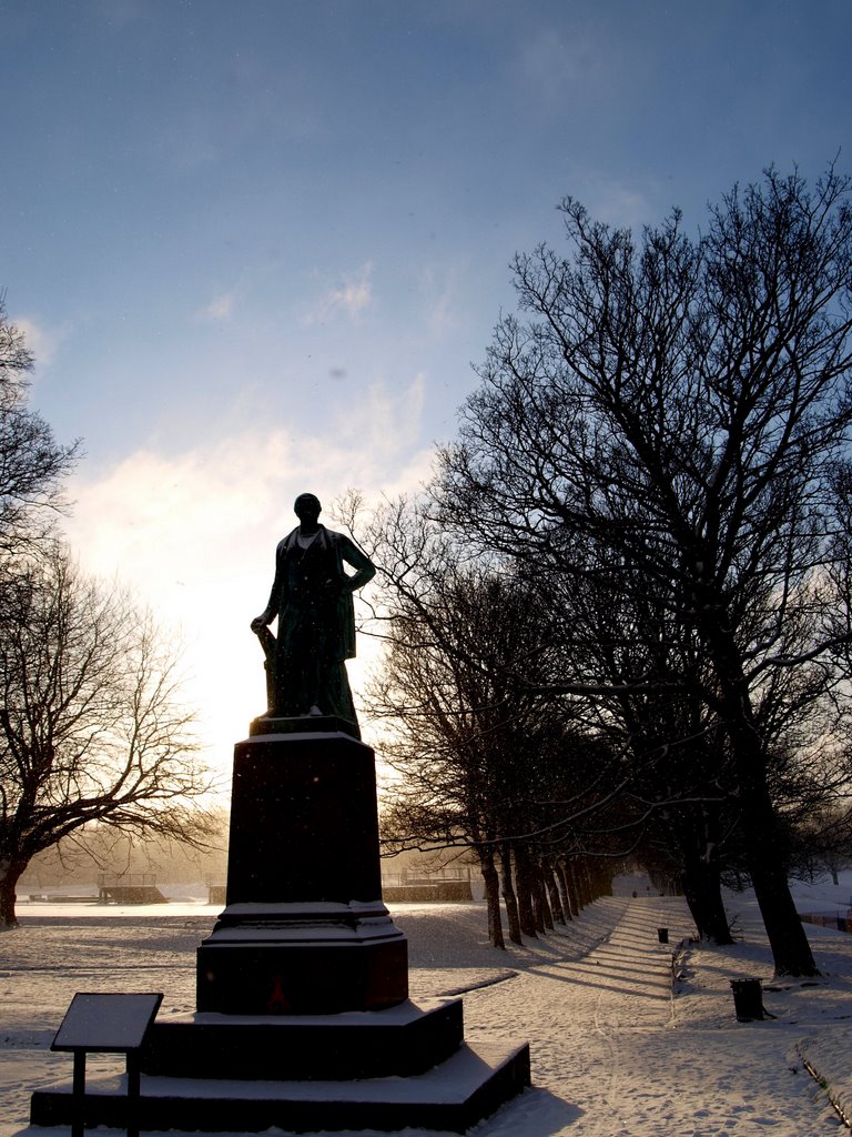 Statue of John Peell ~ Hyde Park, Leeds, Лидс