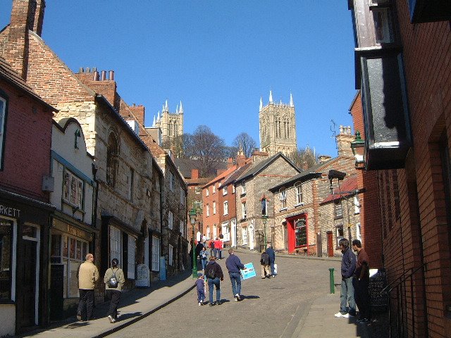 Steep Hill in the City of Lincoln, Линкольн