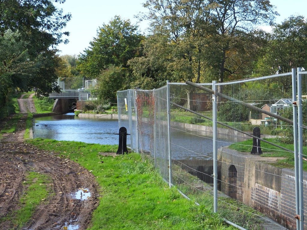 Lichfield and Hatherton Canal Renovation work. First part re-wartered at Borrowcop., Личфилд