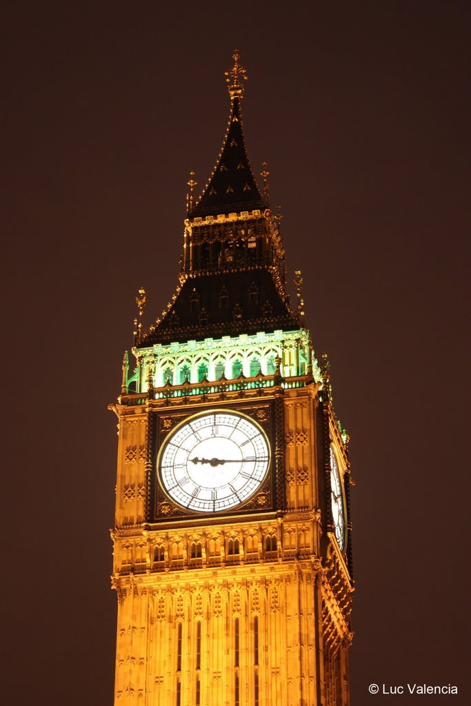 Big Ben at 9:16PM (London, UK) [High Resolution], Лондон