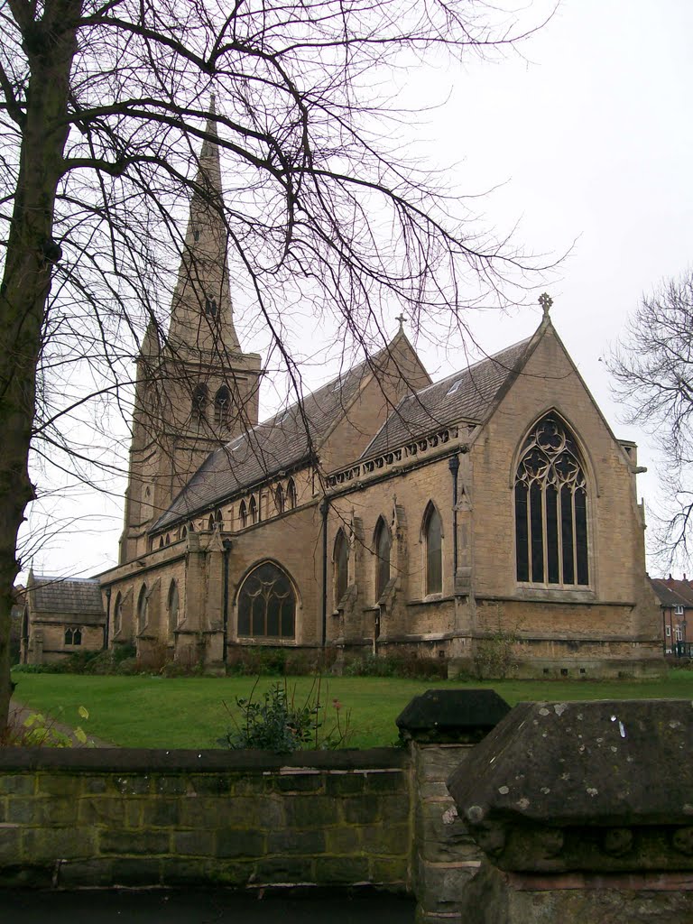 St Johns Church in Mansfield, Мансфилд