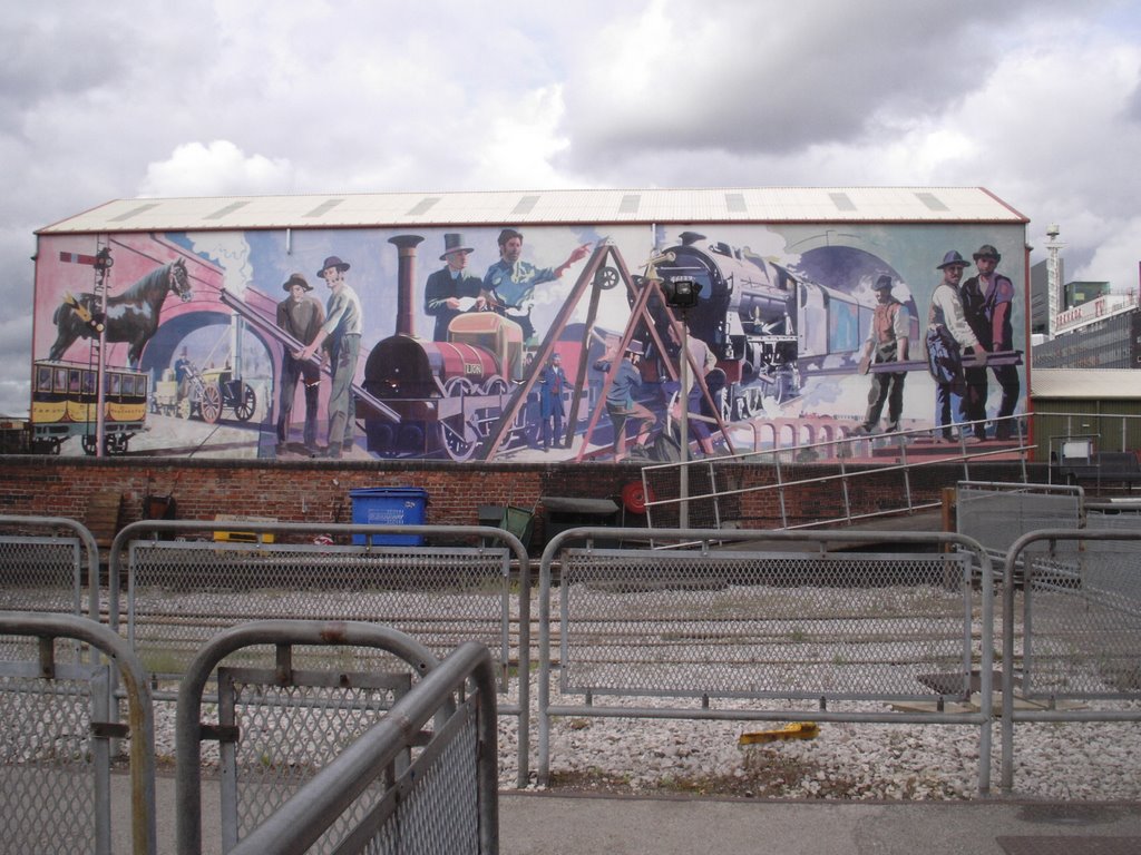 Railway mural, Манчестер