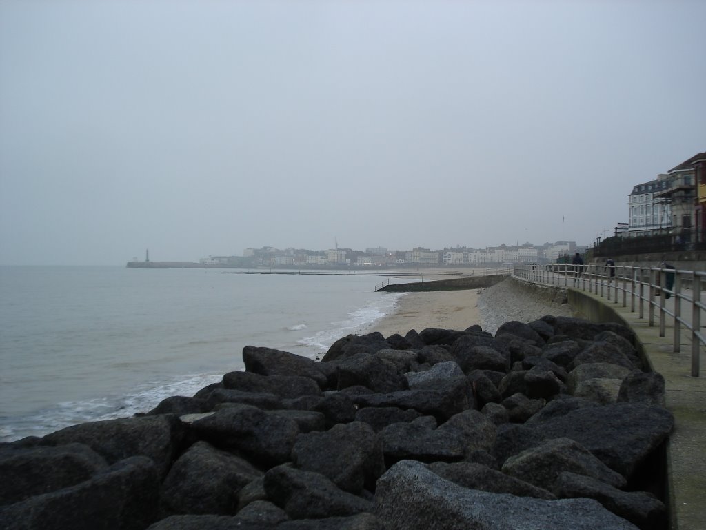 Margate on a rough english winter day, Маргейт