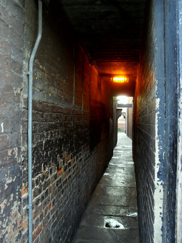 Sikátor..Alley,Town centre Northamptom,U.K., Нортгемптон