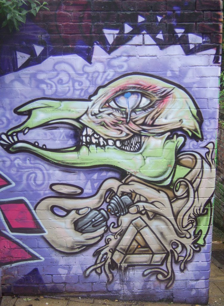 Street art, Lace Market, Nottingham, UK 2009, Ноттингем