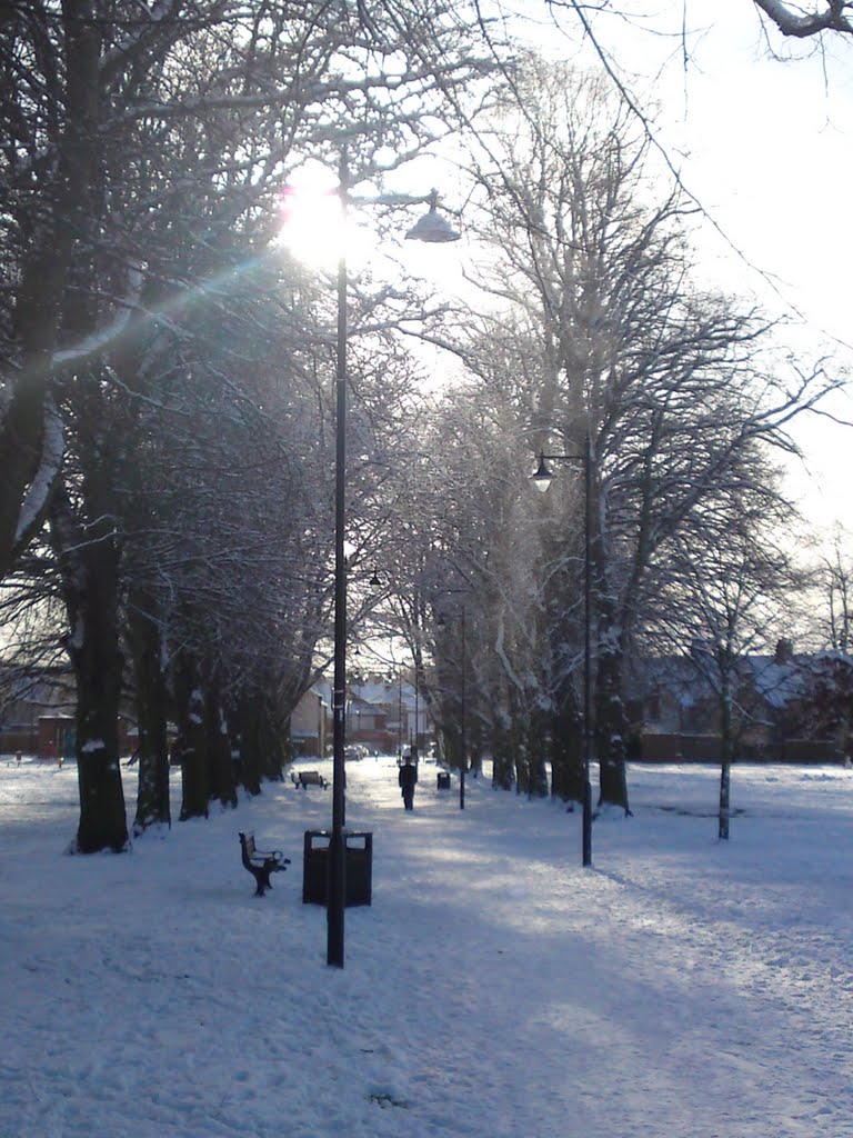 Abbey Green, Nuneaton (January 2010 Snowfall), Нунитон