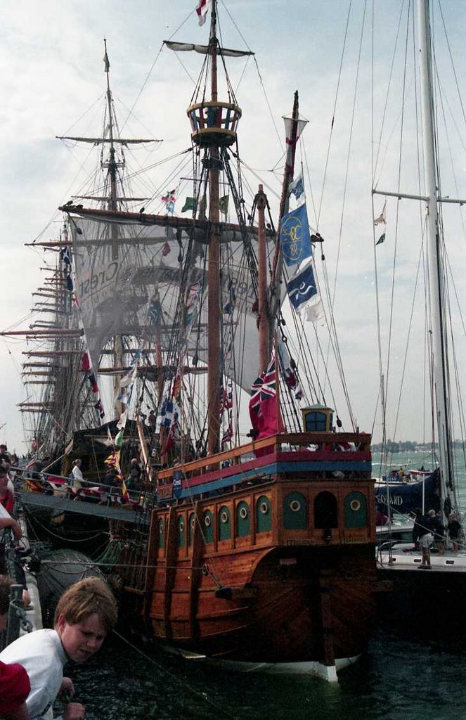 Replica of Henry Cabots ship the "Matthew" - Aug 1998, Портсмут