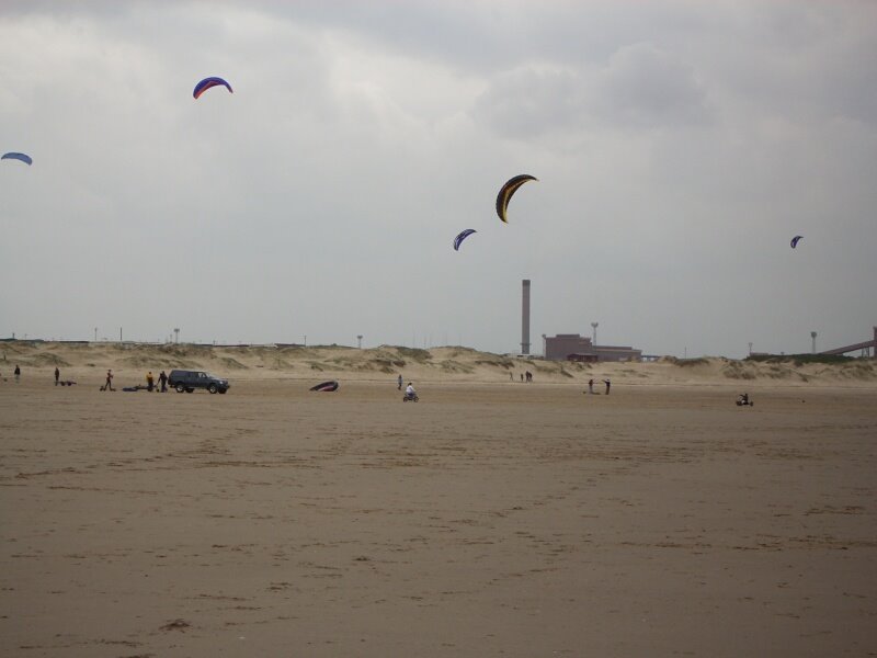 Kites at Redcar beach, Редкар