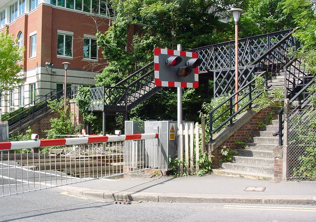 London Road level crossing - Reigate - Surrey, Рейгейт