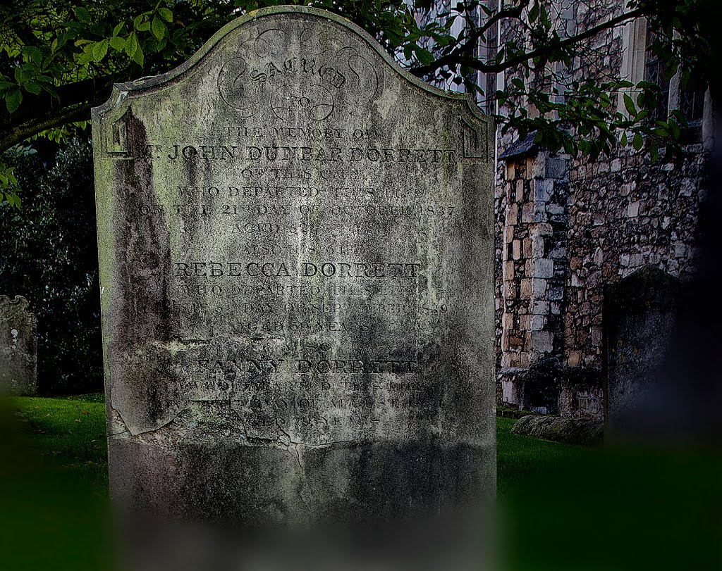 Dorrett gravestone Rochester, Рочестер