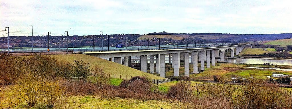 Road and Rail Bridges over the River Medway, Рочестер