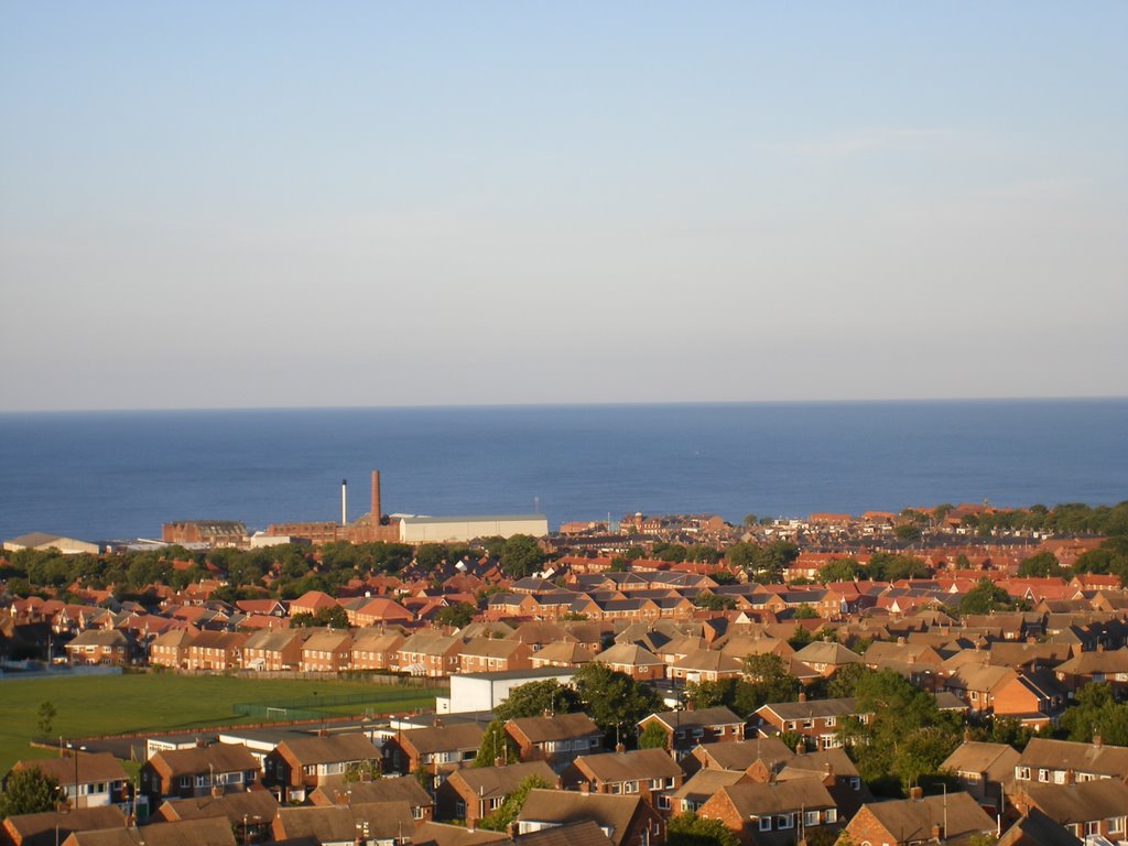 View of the North Sea from Tunstall Hill, Сандерленд
