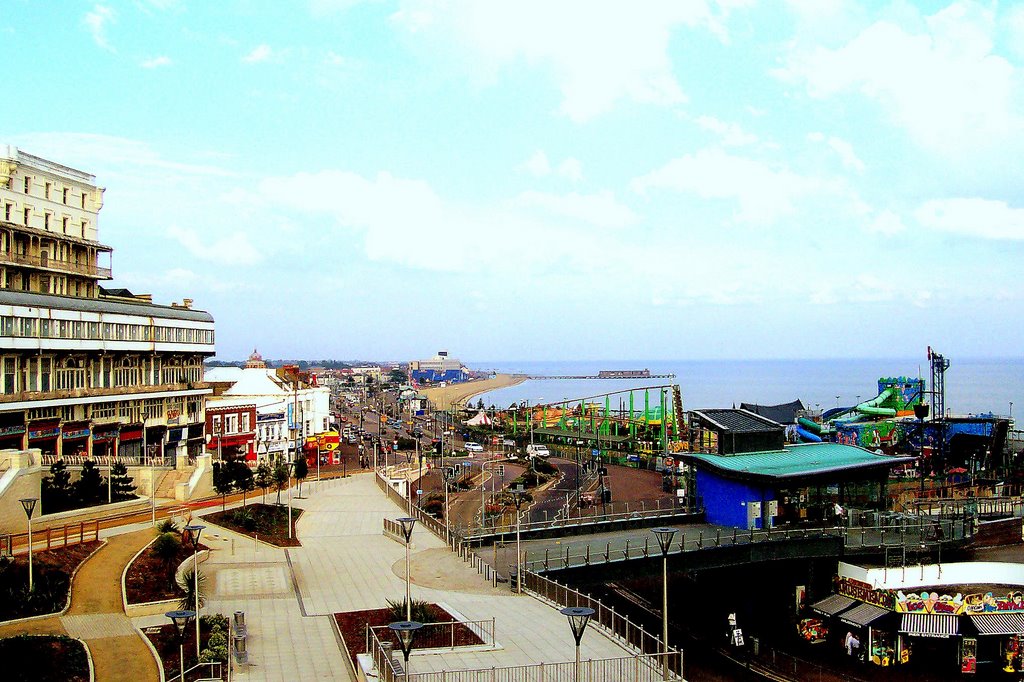 Southend-on-Sea.Marine Parade(Looking East from Pier Hill), Саутенд-он-Си