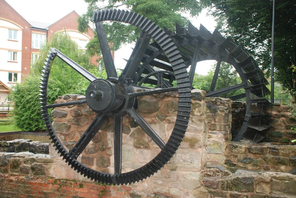 Old Mill Wheel, Stafford, Стаффорд