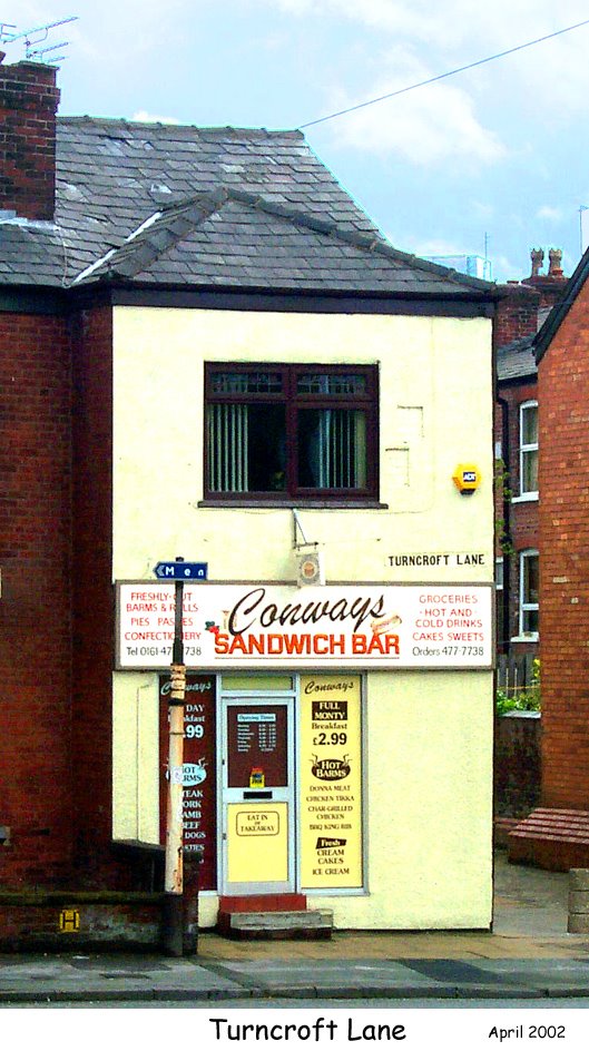 Conways Sandwich shop Turncroft Lane, Стокпорт