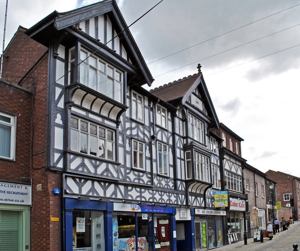 Typical Stockport half-timbered style. It grows on you., Стокпорт